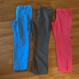 Three pairs of Banana Republic Pants